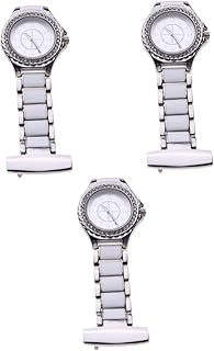 2 Pcs Rolling Watches for Nurses Lapel Nurse Watch Nurse Lapel Pin Watch Lapel Pin Watch Pocket Watch Gold Pocket Watch Doctor Hanging Watch Collar Pin Nurse Table Lapel