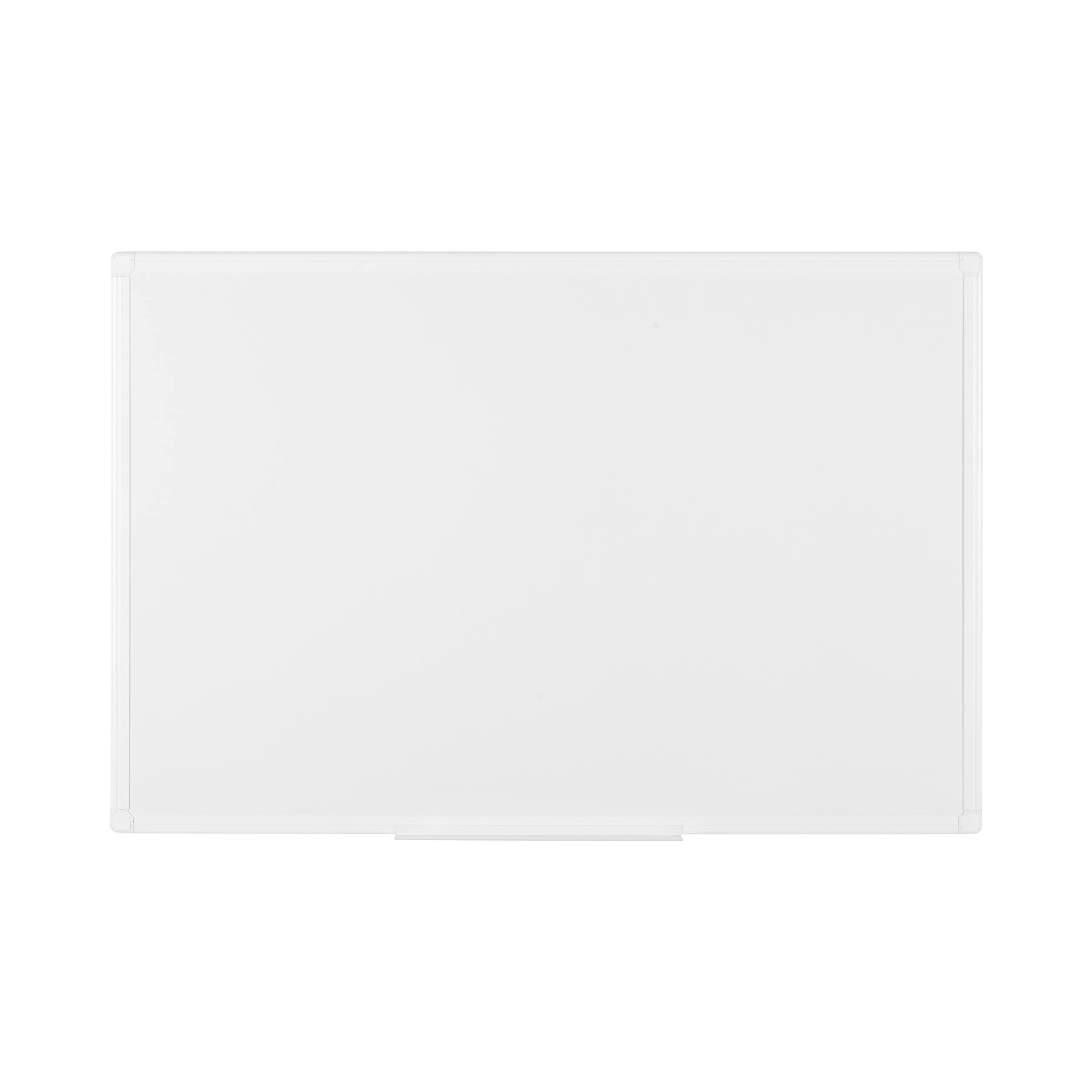 Bi-Office Maya Magnetisch Whiteboard, Gelakt Stalen Bordoppervlak, Geanodiseerd Aluminium Omlijsting, 90x60 cm