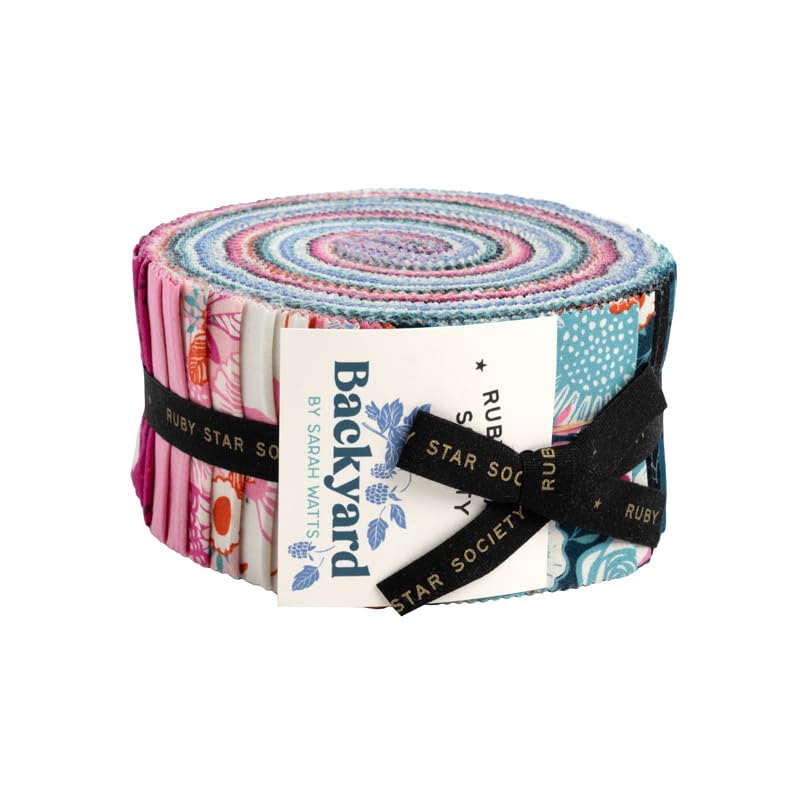 Backyard Jelly Roll (40 Pieces) by Sarah Watts for Ruby Star Society (RS2084JR)