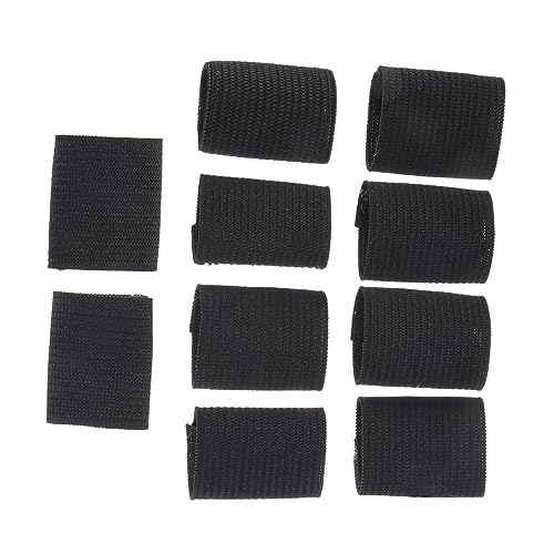 BEBEMOKO 10Pcs Elastic Nylon Finger Protective Covers Flexible Sports Finger Guards for Basketball Volleyball Breathable Easy to Clean Finger Sleeves for Injury Prevention