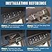 X AUTOHAUX F87Z-14529-AA Car Master Power Window Switch Front Driver Side for Ford Explorer 1998-2001 for Mercury Mountaineer 1998-2001