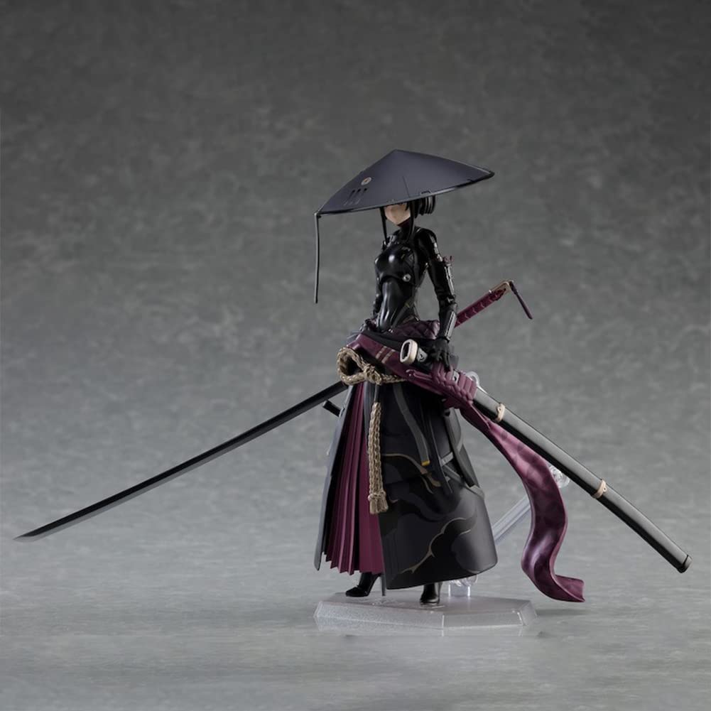 Zhongkaihua Ronin Figurine articulée en PVC avec accessoires pour changer de visage, objet de collection, décoration de bureau, 15 cm