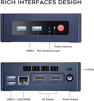 ミニPC Beelink　BT4「新品未使用品」 Beelink 4 Cores 11th Gen Intel N5095 Mini-S Mini PC, 8GB RAM