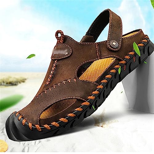 Casual Headband Hollowed Out Purpose Slippers For Men's Outdoor Breathable Beach Shoes2