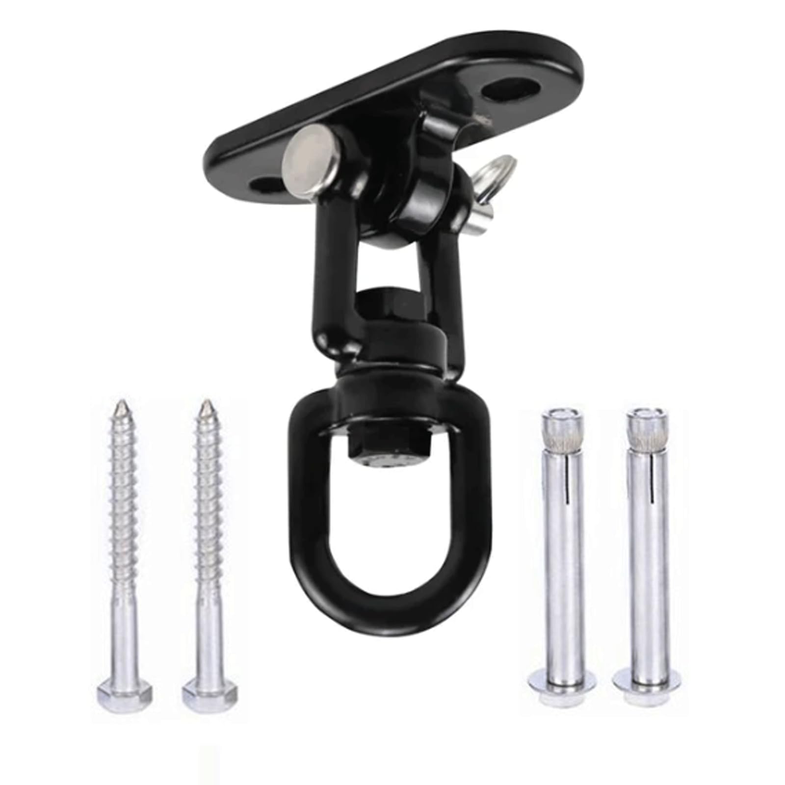 CNfhFRY Eye Hooks， Ceiling Fixed Plate Trapeze Swing Hook Hang Hardware & Accessories Load-Bearing(Model 3)