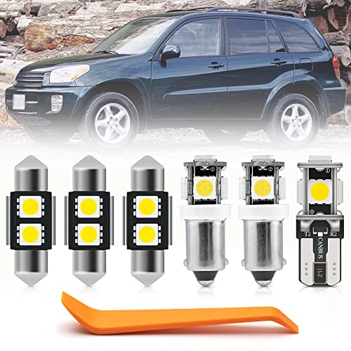 Kit de 7 luces LED interiores para Toyota RAV4 1996-2000 miniatura 1