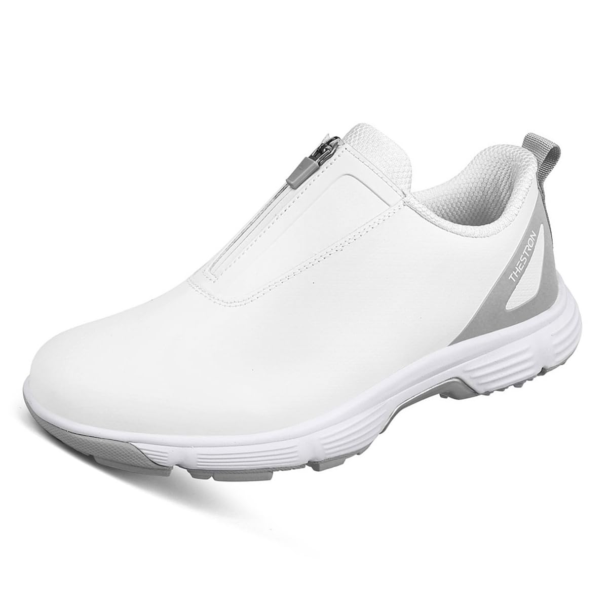 Zapatos de Golf con Cremallera, Zapatos de Golf Impermeables para Damas Zapatillas de Entrenamiento Deportivas para Caminar sin Clavos