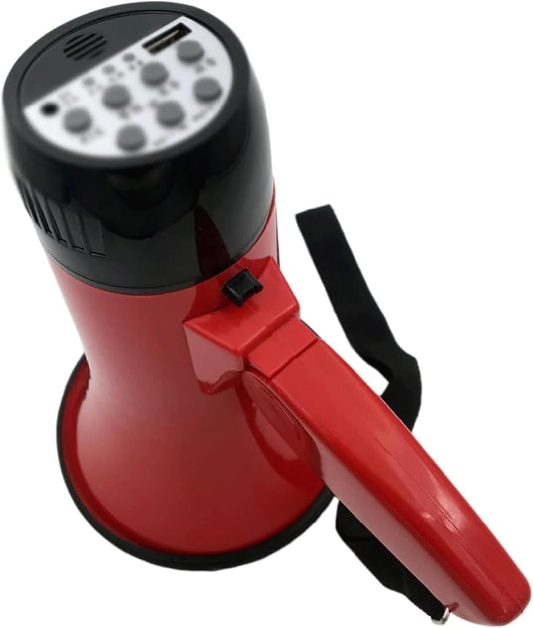Megafono Allenamenti E Sicurezza Megafono Portatile Altoparlante con Volume Regolabile Sirena Incorporata Leggero in Plastica per Eventi