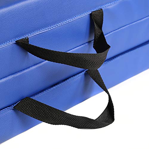 image for Geniqua Gymnastics Mat 4'X10'X2 Folding Stretching Mat Fitness Home Wo