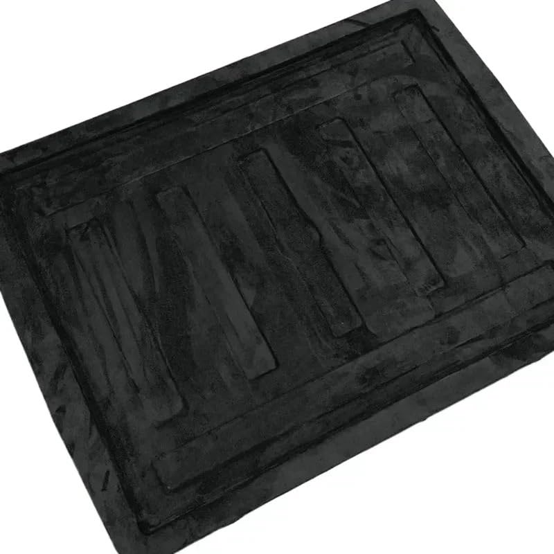 Tissu ciel de toit voiture noir adhésif 0.5x1.45m pour rénovation intérieure