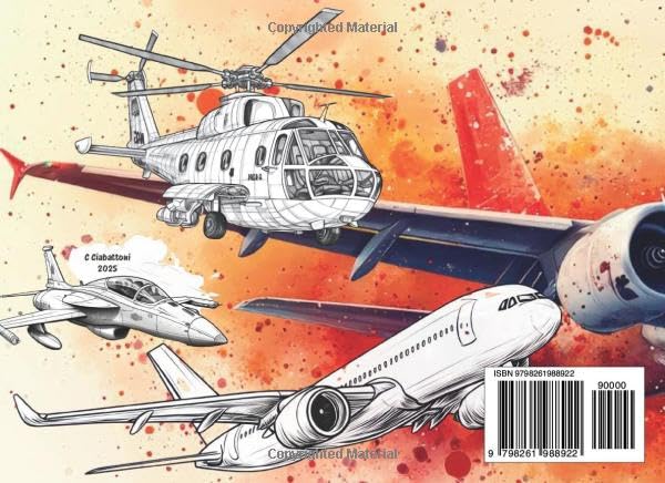 Miniatura 2 de Take Flight Pocket-Sized Aircraft Coloring Adventure (Pocket-Sized Coloring Books (6x9 Edition))