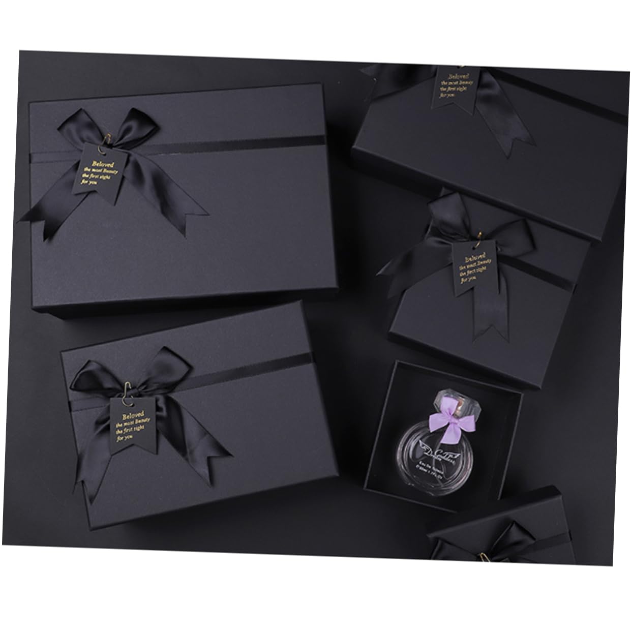 Healeved Papier Box Set Elegante Luxus Bowknot Verpackung Boxen für Schmuck Candy
