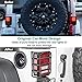 Taillight Cover Compatible with 2007-2017 Jeep JK Wrangler Tail Light Guards Cover, Lights Cover, JK Rear Light Protector, JK Tail Light Protector