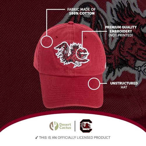 Gorra roja ajustable University of South Carolina miniatura 4