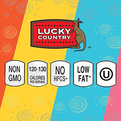 Soft Australian Strawberry Licorice (8-Pack) - Berry Fusion Soft Australian Made Licorice (8-Pack) Lucky Country 10Oz Bags - Non-Gmo, No Hfcs, Low Fat & Kosher #TOP5