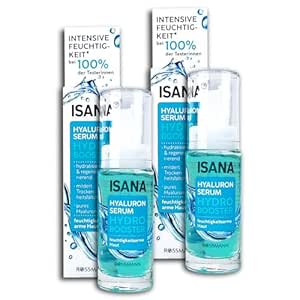 2 er Pack ISANA Hydro Booster Hyaluron-Serum 2 x 30 ml : Amazon.de ...
