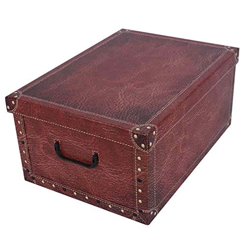 Weihnachtsdeko in Kiste 2 XXL Dekokarton, Aufbewahrungsbox mit Deckel und Griffen. 45 Liter...