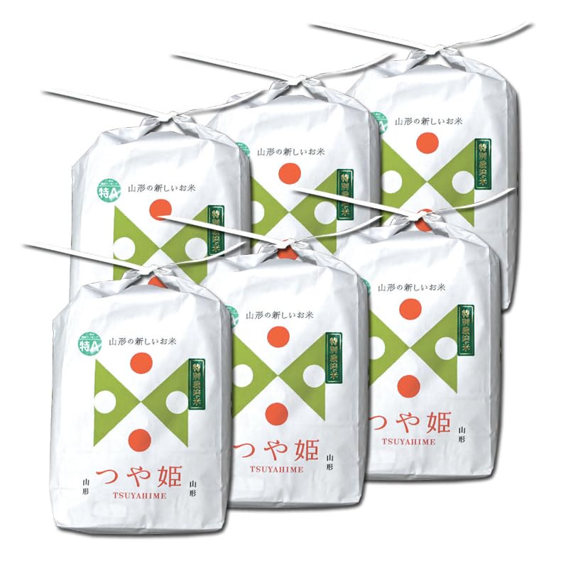 山形県産新米つや姫30kg(5kg×6袋)白米 山形県産新米つや姫30kg(5kg×6袋)白米