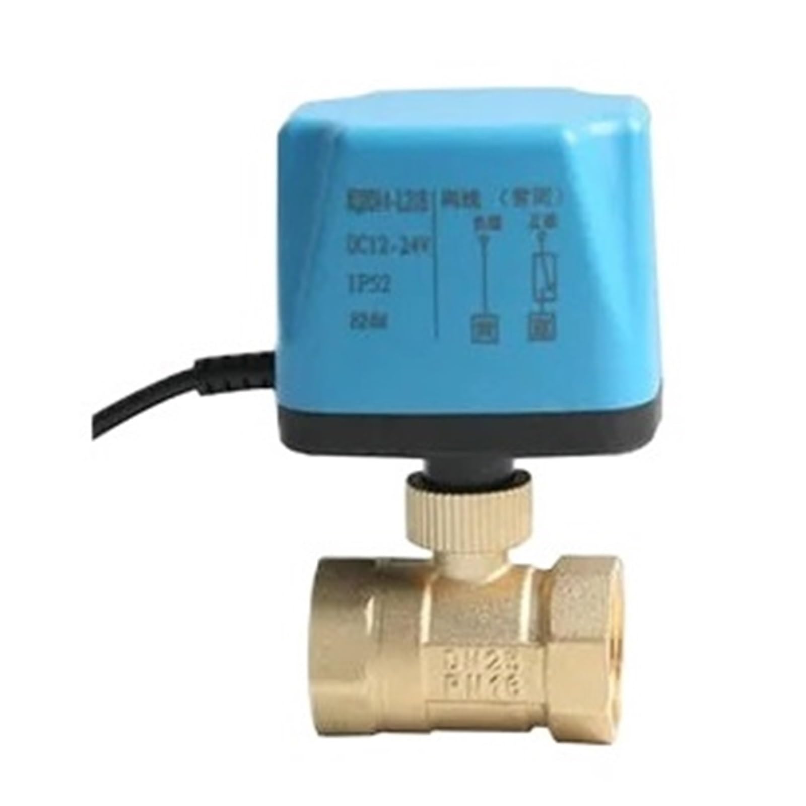 Valvola elettrica con Interruttore Intelligente for Acqua, valvola a Sfera motorizzata Intelligente WiFi con Smart Life Home AC220V(1/2",220VAC)