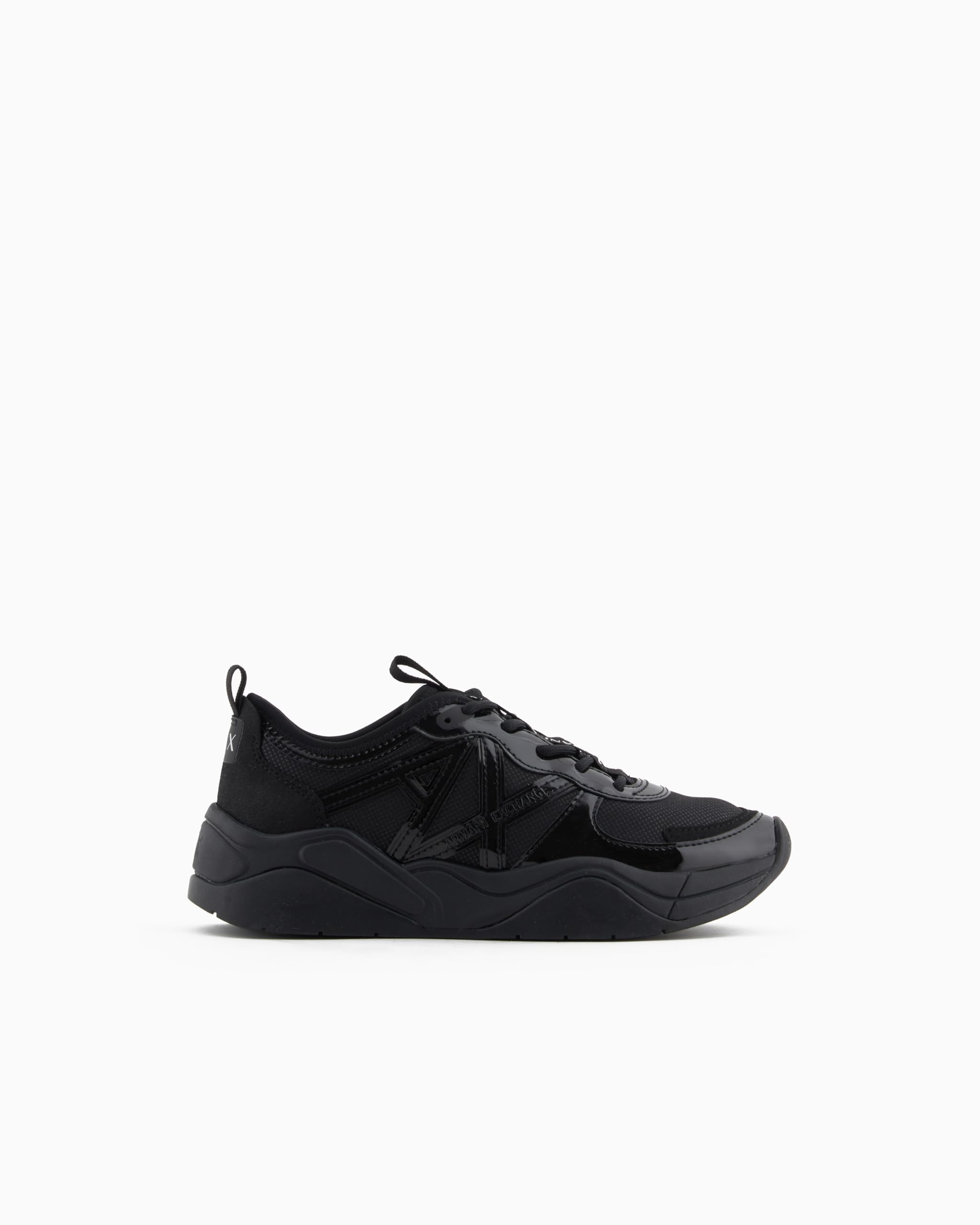 Armani Exchange Sneakers Multimateriale Nera-image