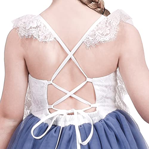 Sunny Fashion Girls Dress Purple Lace Tulle Sleeveless Hollow Back Party Pageant4