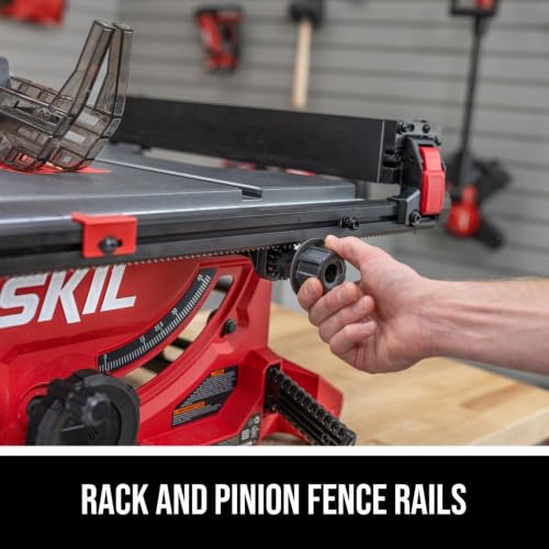 Image of SKIL 15 Amp 8-1 /4-Inch Compact Portable Jobsite Table Saw with Folding Stand-TS6338-00
