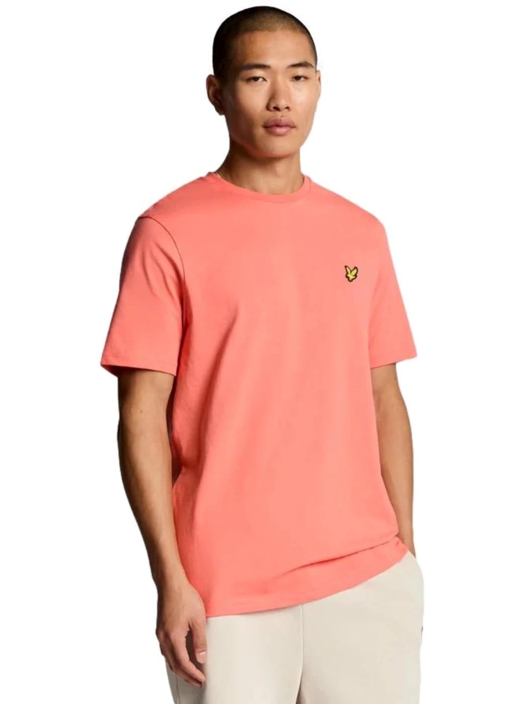 Lyle & Scott Orange T-Shirt Plain
