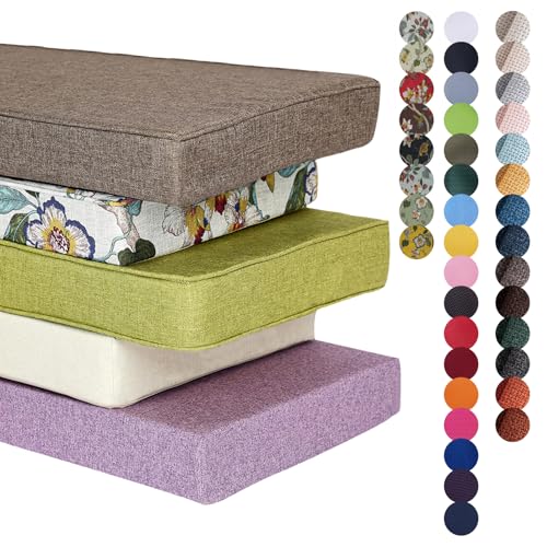 SXROMDA Coussin De Banc De Taille Personnalisée, Coussin Siège Meubles D'intérieur Et...