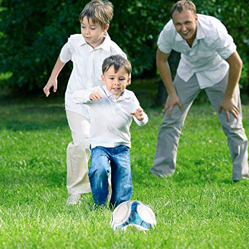 Shoke A Soccer Ball Official Match Game Official Size And Weight Size 5 Soccer Ball Indoor And Outdoor Soccer Training Ball Ideal Gift For Father's Day - Blue Maze #TOP2
