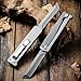 10MOONS Pocket Knife, Folding Knife, 9.1″ D2 Steel Blade Pocket Knife Multitool, Pocket Knives & Folding Knives with Belt Clip, Camping Knives EDC Pocket Knives for Men