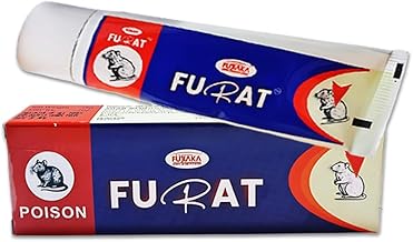 FUJIAKA FURAT Rat Paste for Rat Control | Recommended for Mouse Control of Rodents/Mice/Rats | Pre-Baited | Easy to use Highly Effective 35 gm Pack of 12