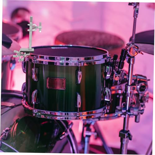 Abrazadera fija para cowbell Alasum, soporte para cowbell compatible con bombo, accesorio para batería y percusión miniatura 7