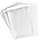 Delatanus 150 Pcs 5-1/2\'\' x 7-1/2\'\' Clear Cellophane Cello Bags,Thick Greeting Card Plastic Sleeves-Fit 5 X 7 Inch Cards Photos A6 A7 Envelopes Candy Treats 1.5-Mil