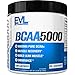 EVL BCAAs Amino Acids Powder - BCAA Powder Post Workout Recovery Drink and Stim Free Pre Workout Energy Drink Powder - 5g Branched Chain Amino Acids Supplement for Men - Unflavored
