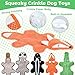 Imagen de Ousiya 5 unidades de juguetes para perros con chirrido y papel crinkle