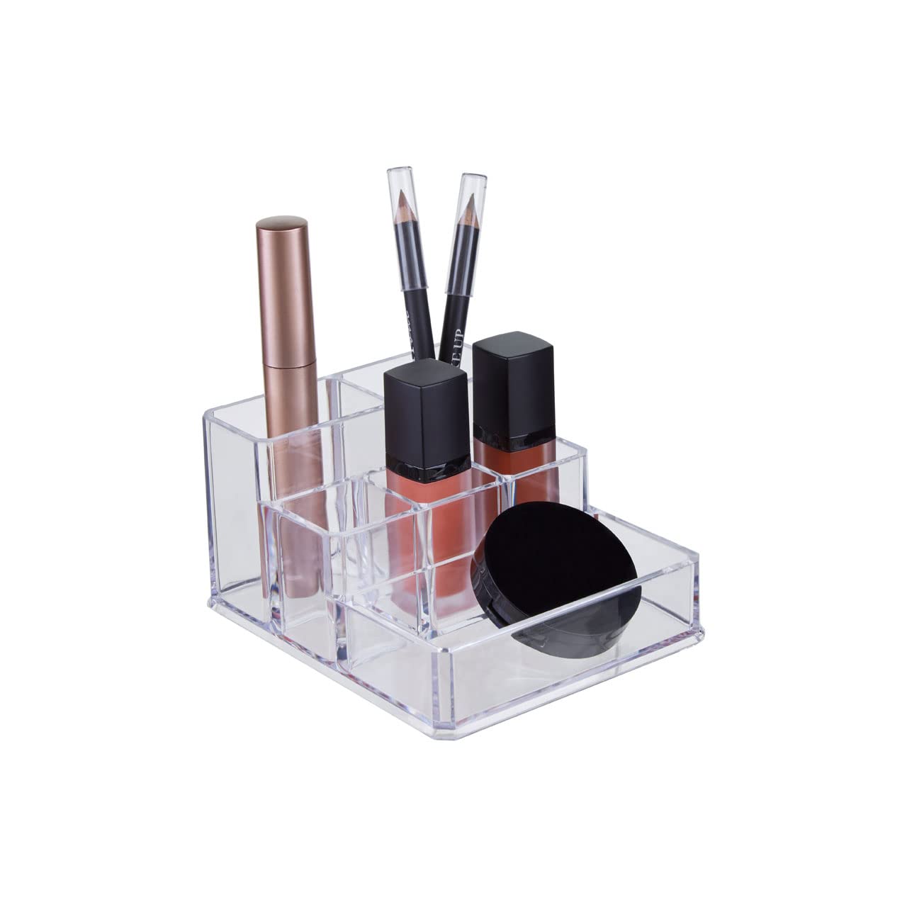 B&Q -  Beauty 6 Compartment Cosmetics Organiser
