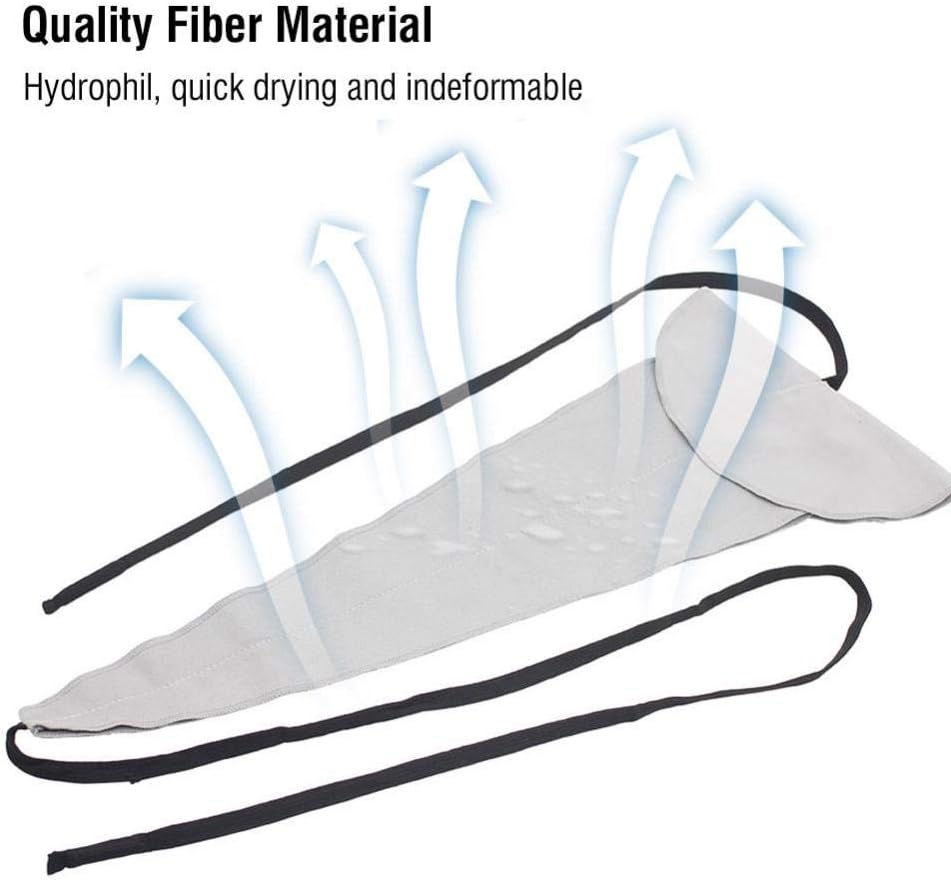 saxophone cleaning cloth, ultrafine fiber pull through design gray maintenance tool for musicians students professionals daily practice performance prep tube care
