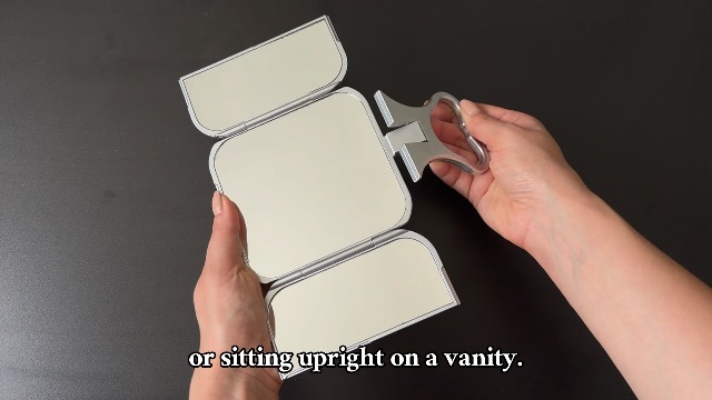 Amazon.com: Danielle Creations 3-Way Foldable Travel Makeup Mirror