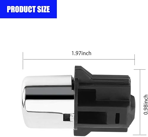 Miniatura 2 de Jawmoy Pomo de palanca de cambios con resorte, kit de reparación de engranajes de fila ABS compatible con modelos Honda Blade 2003-2007