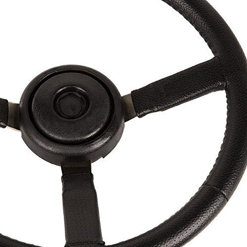 Omix | 18031.11 | Steering Wheel, Sport, Leather, Black | OE Reference: 52000380 | Fits Jeep Wrangler XJ/YJ