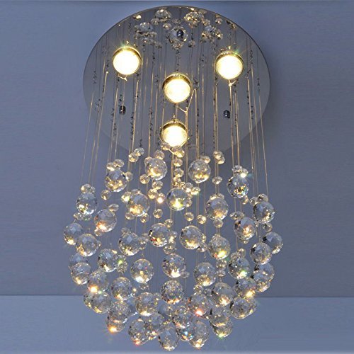 Pendentif en cristal suspension luminaire pour salle à manger et chambre