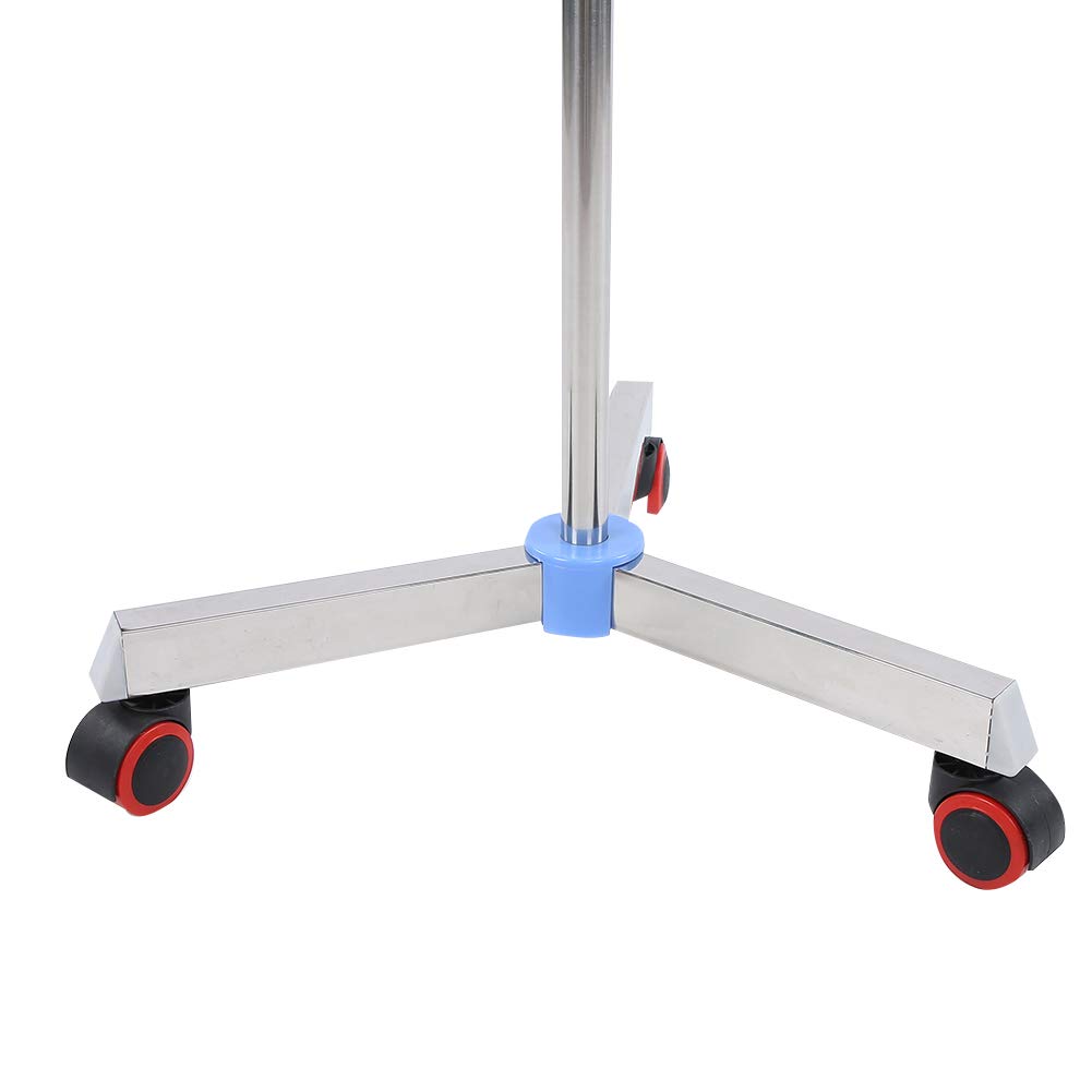 Supporto per asta porta flebo superiore rimovibile stabile e robusto, supporto per borsa intravenosa regolabile in altezza, per case di cura Assistenza domiciliare Centri di servizio
