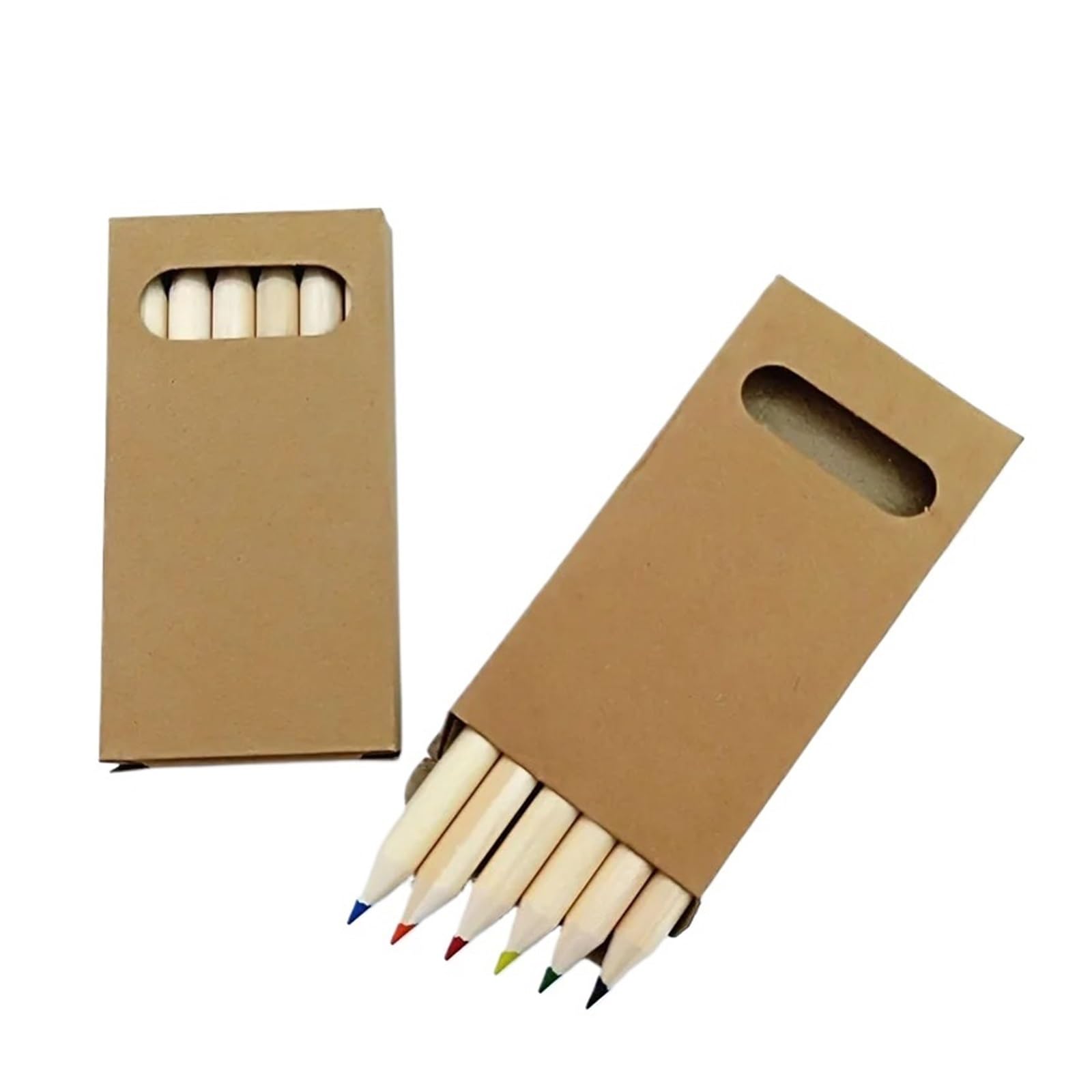 3,5 Zoll kurzes (6 Stück/Box), Zeichen-Buntstift-Set for Malen(50packs)