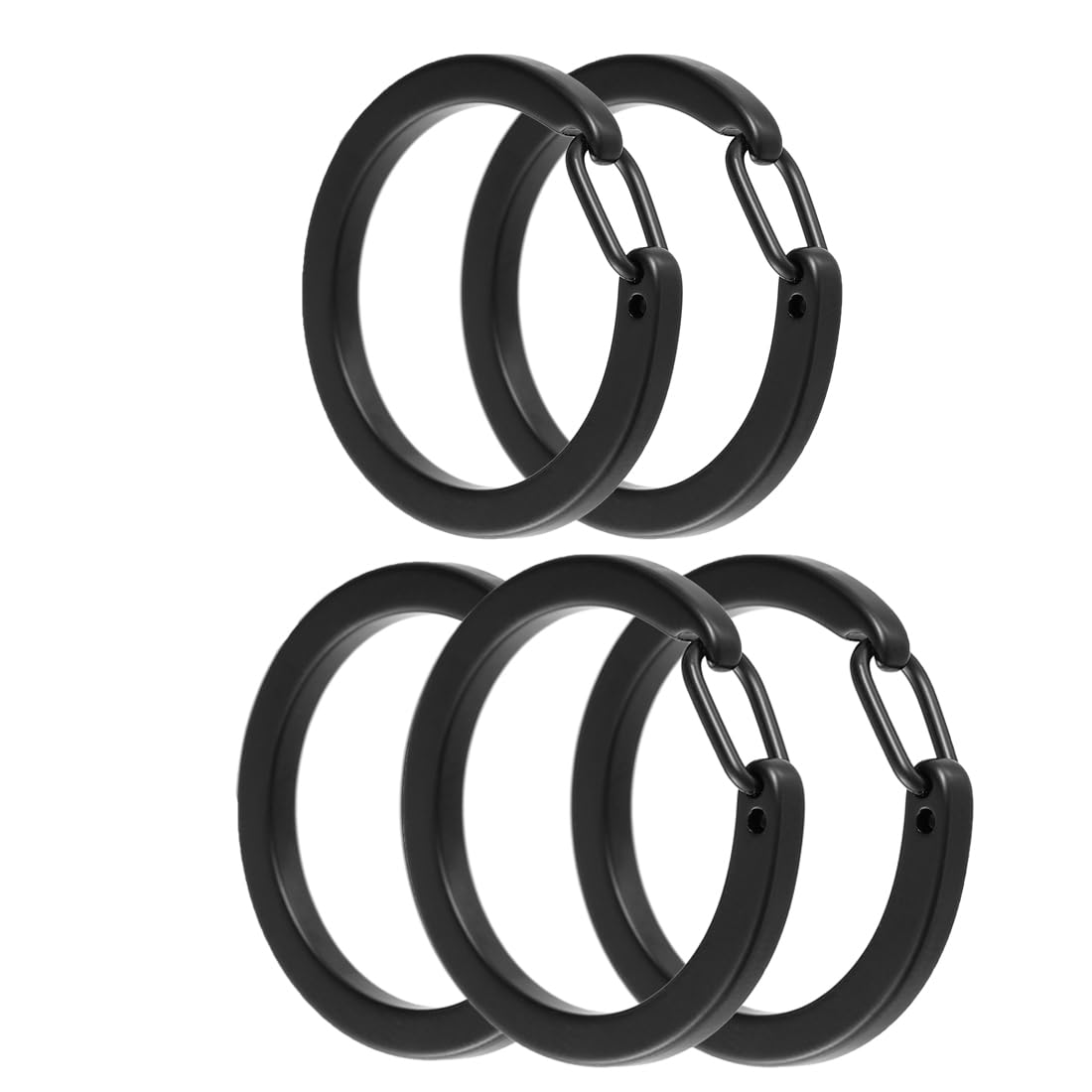 Titanium Carabiner Keychain Clip,Quick Release Car Key Chain Rings,Small Carabiner Hooks Keychain for Traveling