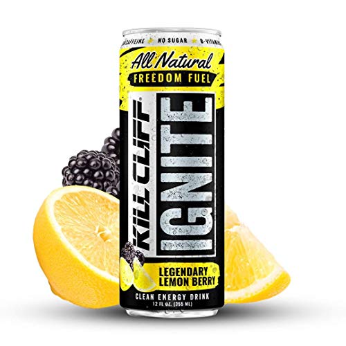 Amazoncom Kill Cliff Ignite Legendary Lemon Berry Clean Energy Drink Natural Caffeine From Green Tea Electrolytes No Sugar Nothing Artificial Keto Friendly - 12 Cans Grocery Gourmet Food
