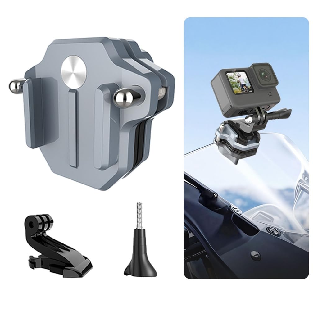 Supporto per fotocamera da moto resistente, adatto per la maggior parte delle action cam
