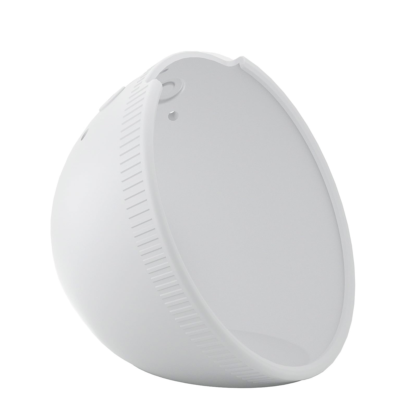 Funda Protectora para Echo Pop, Funda Protectora, Funda para Altavoz Inteligente con Todo Incluido, Funda Blanda Funda Altavoz Piel (Blanco)