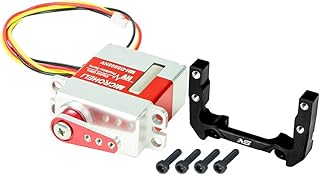 NexxSpeed Precision HV Micro Servo Full Metal Gear w/Servo Mount (Black) - FMS FCX24