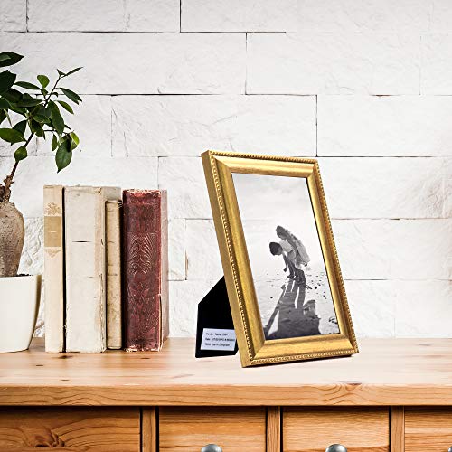 Lawrence Frames Classic Bead Picture Frame, 4X6, Gold #TOP3