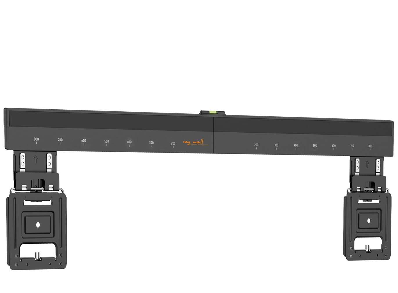 Mywall HE7-2L - Supporto da Parete per TV a Schermo Piatto 43-100", Carico Fino a 75 kg, Universale per Ultra Sottile, 9,5 mm